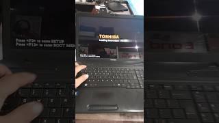 Toshiba laptop boot menu key | how to enter toshiba laptop bios #shorts #trending