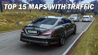 Top 15 Best Maps With Traffic in 2023 for Assetto Corsa | Moza R9