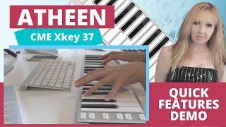 CME Xkey 37 Controller Keyboard Features Demo