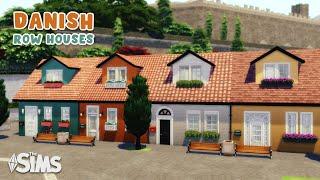 City Row Houses I Denmark  I The Sims 4 I Speed Build I Building Europe I No CC