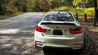 F82 BMW M4 on back roads - POV (Part 1)