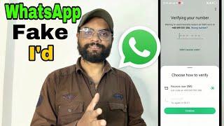 WhatsApp fake account | how to make WhatsApp fake id | WhatsApp fake id kaise banaye 2025