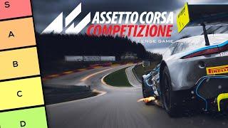 Assetto Corsa Competizione Track Tier List