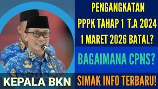 PENGANGKATAN PPPK TAHAP 1 2024 TANGGAL 1 MARET 2026 BATAL | BEGINI YANG SEBENARNYA!