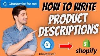 How I Used Tailwind Ghostwriter to Write Good  Product Descriptions That SELL