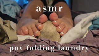 ASMR | Doing my laundry POV |no talking|