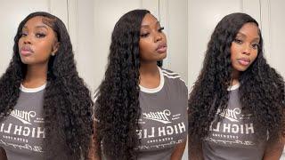 How To: SIDE PART DEEP CURLY WIG *Beginner Friendly* | PremiumLaceWig