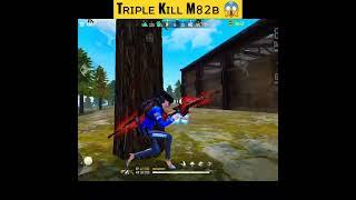 FREE FIRE  DOUBLE SNIPER (M82B) 1 VS 3 | FASTEST PLAYER  | #shorts