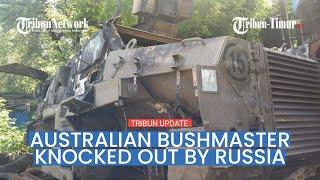  Australian-made Bushmaster MRAP knocked out by Russia in front line