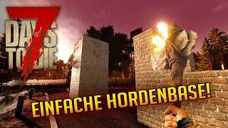 7 Days to Die 1.2 - 12 | Einfache Hordenbase schnell gebaut! | 7d2d Gameplay