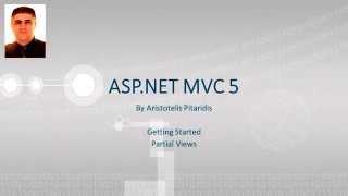 ASP.NET MVC 5 : 2.10 Getting Started - Partial views