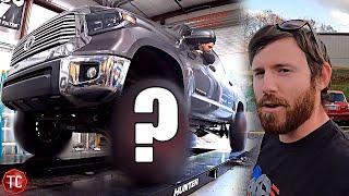MY TUNDRA GETS NEW OFF-ROAD WHEELS AND 37s!! REAL LIFE SNOWRUNNER TRUCK BUILD
