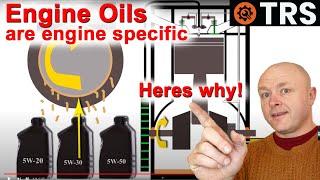 This why Engine Oil Codes are Engine Specific.   (by Craig Kirkman)