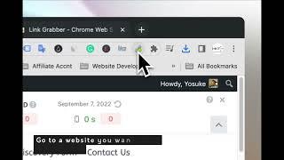 How to grab list of links from a website (Sitemap) using Chrome