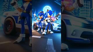 Sonic police team becomes Roblox #sonic #roblox #shorts