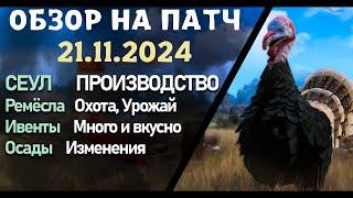 Обновление от 21.11.24  обзор на патч бдо по игре Black Desert