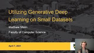 Utilizing Generative Deep Learning on Small Datasets - Honours Seminar