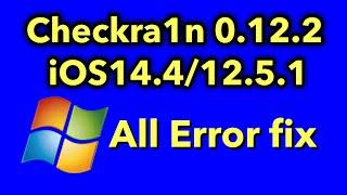 NEW Checkra1n 0.12.2 windows | Jailbreak iOS14.4/12.5.1 | #Checkra1n