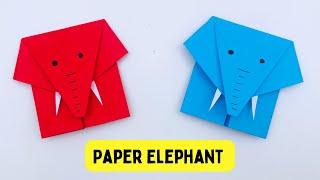 How To Make Easy Origami Paper Elephant  For Kids / Craft Ideas / Paper Craft Easy / KIDS crafts