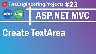 23 ASP .NET MVC - Create TextArea using HtmlHelper