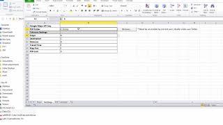 Excel Distance Calculator with PDF download and step by step directions