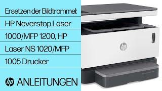 Ersetzen der Bildtrommel: HP Neverstop Laser 1000/MFP 1200, HP Laser NS 1020/MFP 1005 Drucker | HP