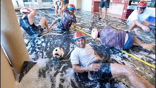 Slip N Slide Football! (gone wrong)