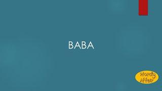 Baba Meaning