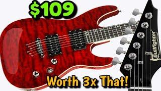 Bullfighter D170 (Red) You Won't Find A Better Guitar Under $130 Than This!! Better Than Firefly!!