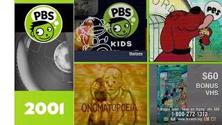 PBS Kids Program Breaks Compilation (WNET, Nov/Dec 2001)