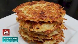 TORTITAS de Papa Crocantes  Receta fácil