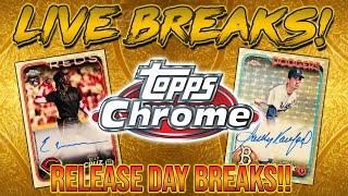 TOPPS CHROME RELEASE DAY BREAKS!! | Plus Contenders NFL + WWE + NBA & More (RGL #3055-3065)
