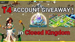 Lords Mobile - T4 Account Giveaway in Closed Kingdom | Lords Mobile Giveaway -GameF1rst #lordsmobile