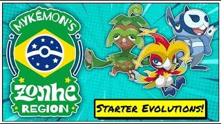 Brazilian Starter Pokémon. The Zonhe Starters are EVOLVING!