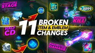 11 NEW EQUIPMENT AND EMBLEMS THAT CAN CHANGE THE META | PROJECT NEXT 2024