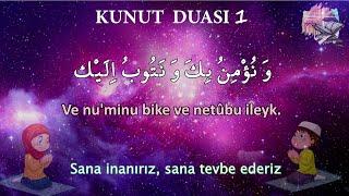 En kolay yöntem ile Kunut duası 1 okunuşu ezberleme dinle anlamı 3 tekrar Allahümme inna nesteinüke