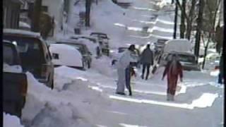 heavy snow storm in pittsburgh: 14 march 1993