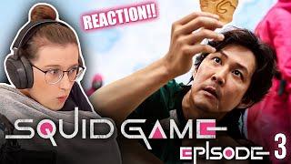 SQUID GAME REACTION - EPISODE 3 !!  'The Man with the Umbrella'