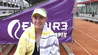 EMPIRE Slovak Open 2017: 1R, Anastasia POTAPOVA (RUS) - Olga GOVORTSOVA (BLR) 2-6 6-3 6-4