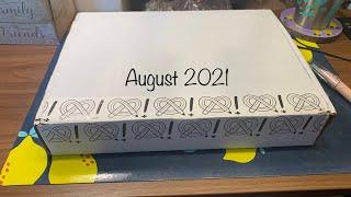 August 2021 Artsnacks plus box unboxing