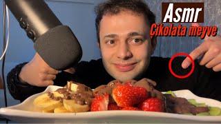 MAİLİME CEVAP GELDİ ÇİKOLATALI MEYVELER MUKBANG ASMR TÜRKÇE YEMEK ASMR