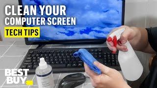 How To Clean Your Computer Screen - Tech Tips from Best Buy