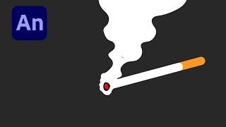 Adobe Animate #32: Animating A Cigarette Burning - Smoke Effect