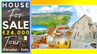 Habitable house two bedrooms for sale with terrace for sale in Abruzzo, Italy | Virtual Tour