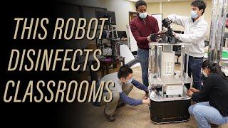 This Robot Disinfects Classrooms