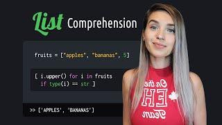 List Comprehension - BEST Python feature !!! Fast and Efficient