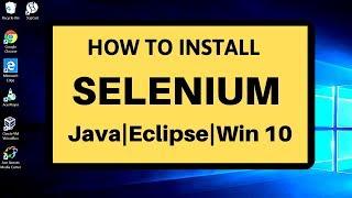 Download and Install Selenium Webdriver for Java on Eclipse | Step by step