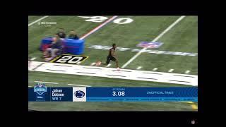 Jahan Dotson 40 Yard Dash