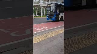 Transjakarta Mercedes-Benz OH 1626 NG making a stop