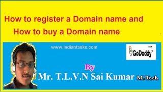 How to register a domain name and how to buy a domain name